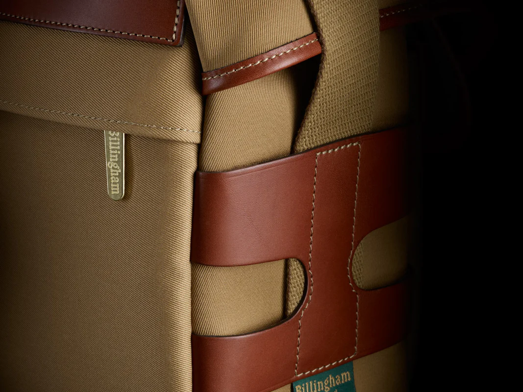 Billingham Hadley Large Pro Camera Bag Khaki Canvas Tan Leather