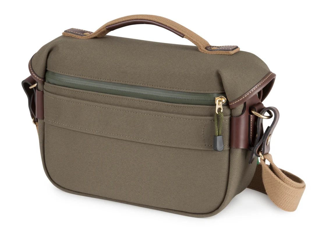 Billingham Hadley Small Pro Camera Bag Green Fibrenyte Brown Leather