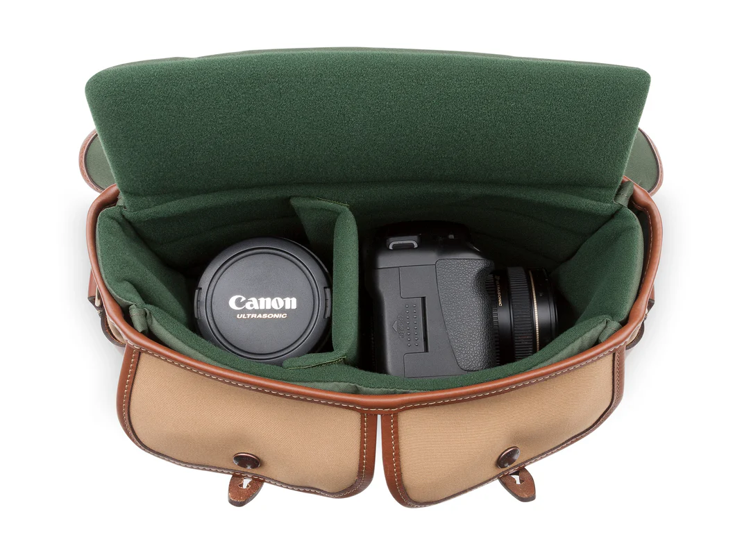 Billingham Hadley Small Pro Camera Bag Khaki Canvas Tan Leather