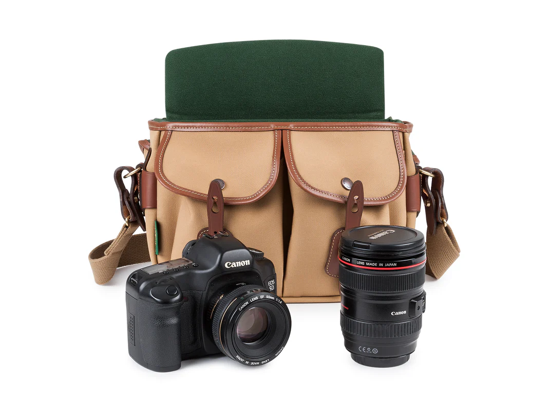 Billingham Hadley Small Pro Camera Bag Khaki Canvas Tan Leather