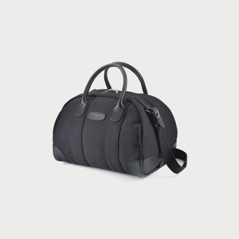 Billingham Overnighter Bag Black Fibrenyte Black Leather