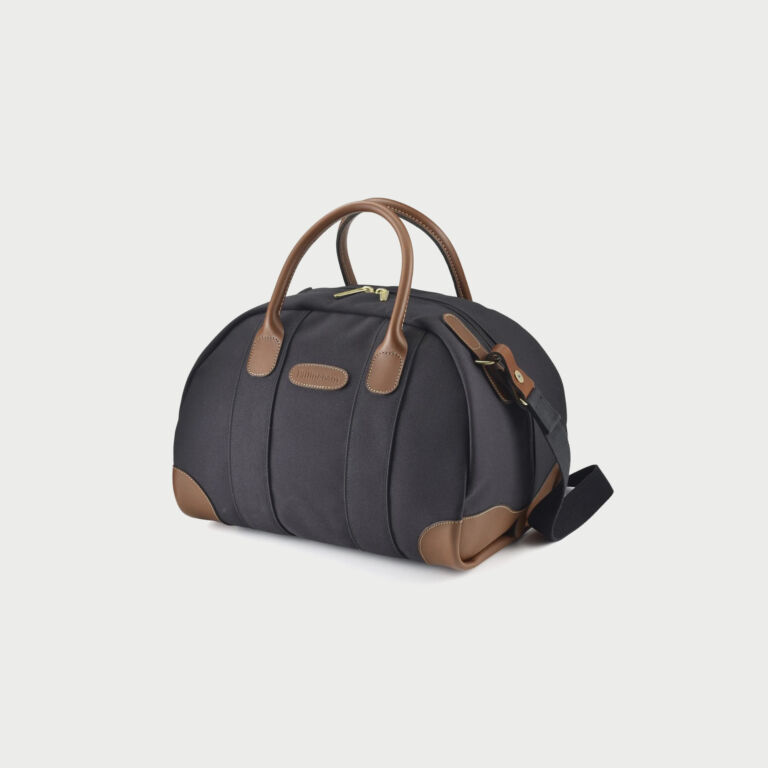 Billingham Overnighter Bag Black Fibrenyte Black Leather