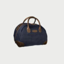 http://Sac%20Overnight%20Toile%20Bleu/Cuir%20Brun