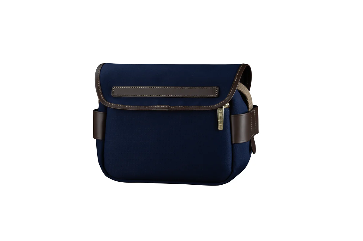 Billingham S2 Camera Bag Blue Canvas Brown Leather