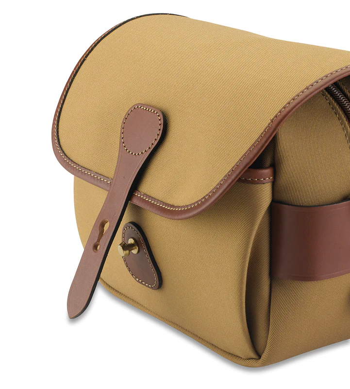 Billingham S2 Camera Bag Green Fibrenyte Brown Leather