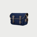 Billingham S3 Camera Bag Blue Canvas Brown Leather