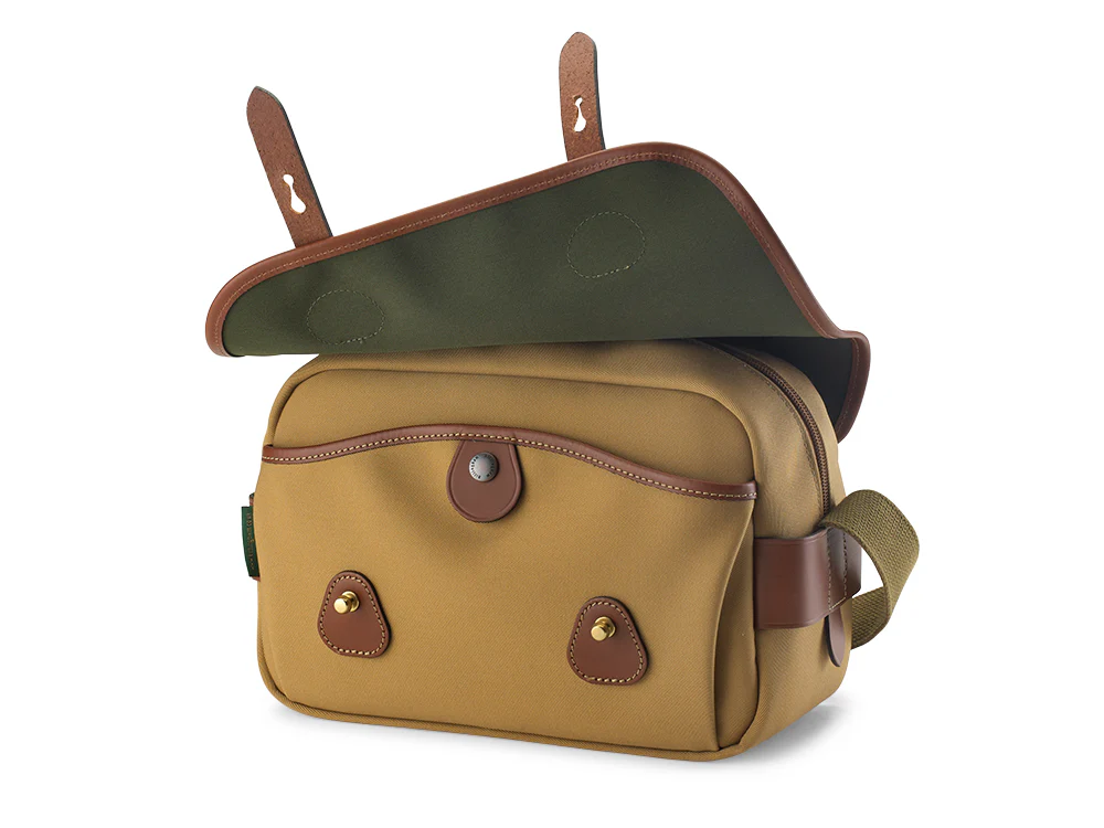 Billingham S3 Camera Bag Khaki Canvas Tan Leather