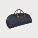 http://Sac%20de%20voyage%20Weekender%20Toile%20Bleu/Cuir%20Brun