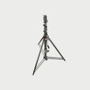 Manfrotto Geared Wind Up Stand With Safety Release Cable Black Chrome