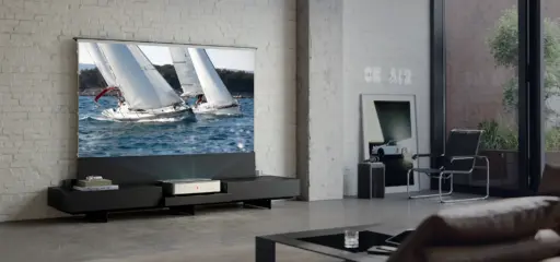 Celexon Clr Homecinema Plus Ust High Contrast Electric Floor Projector Screen 100 Black