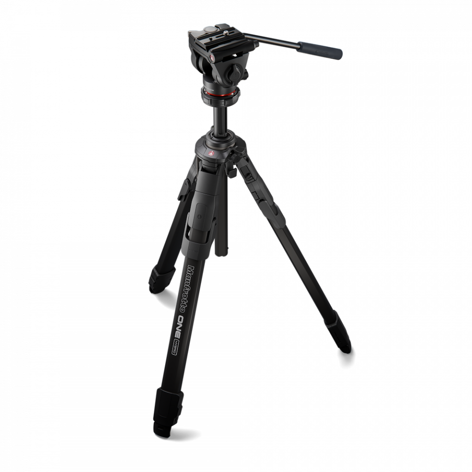 Manfrotto One Alu Tripod With 500x Fluid Head