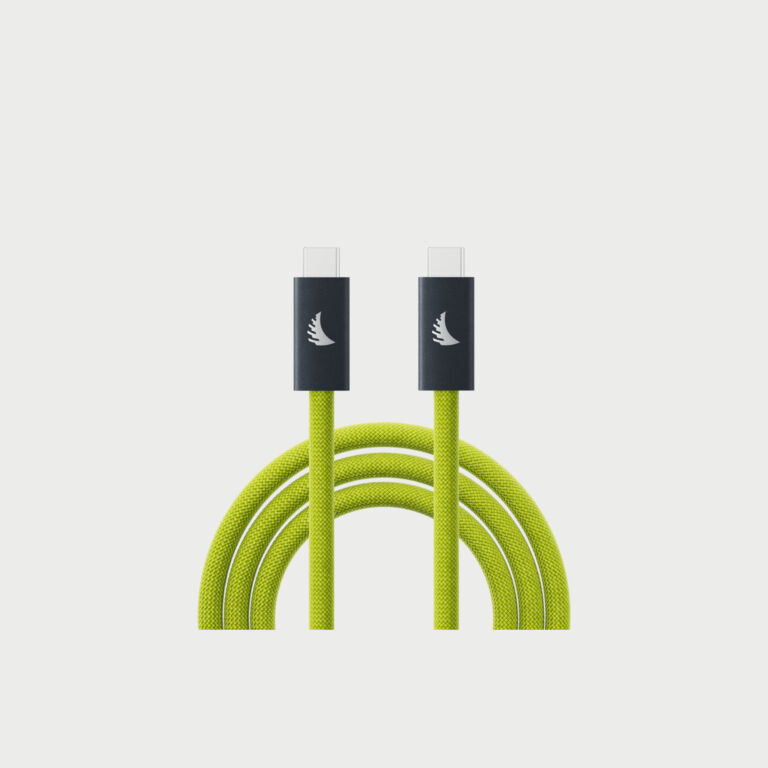 Angelbird Usb C 3 2 Solid Flex Tether Cable Lime 4 5m