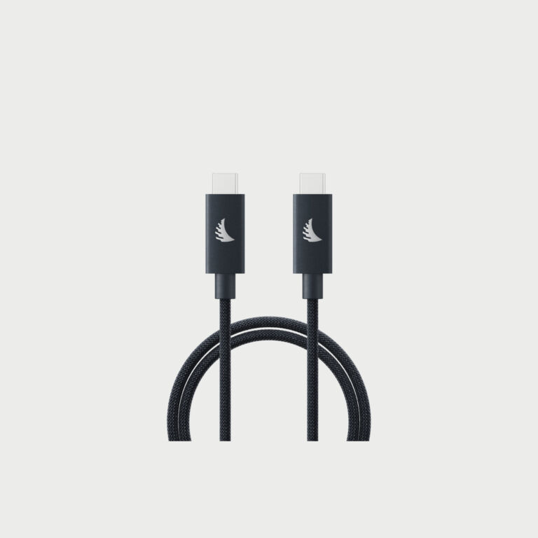 Angelbird Usb C 4 0 Solid Flex Cable Blue Grey 32cm