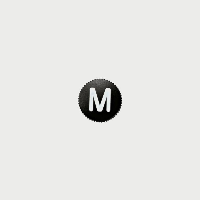 Soft Release Button M 12mm Black