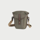 Billingham Galbin 10 Binocular Case Green Fibrenyte Brown Leather