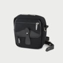 http://Pochette%20Pola%20Stowaway%20Toile%20Noir/Cuir%20Noir