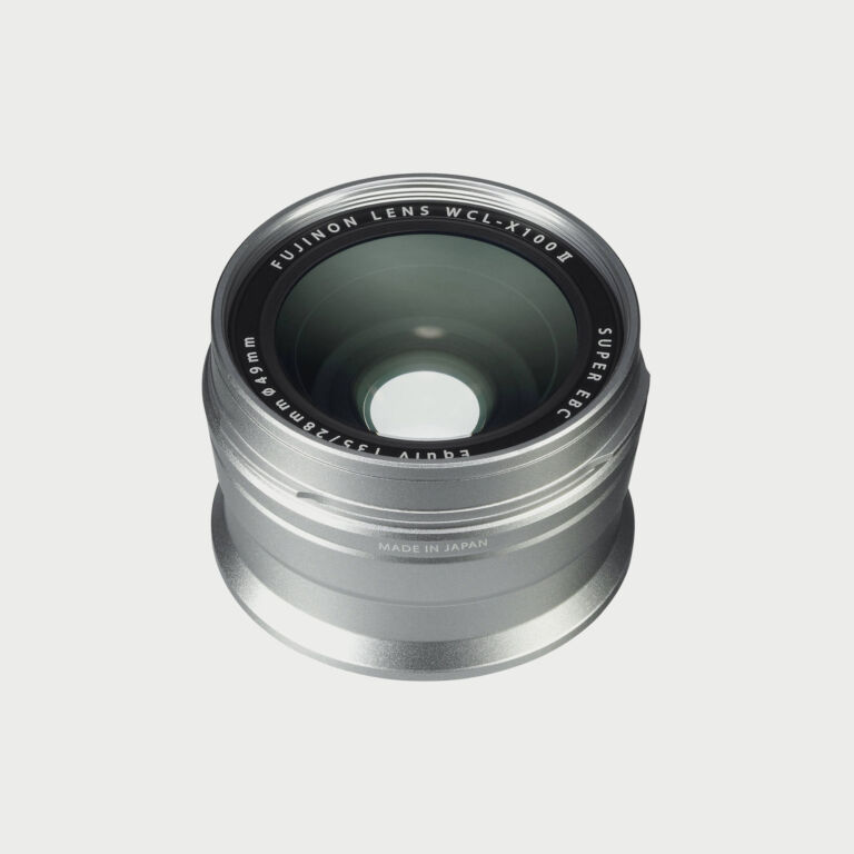 Fujifilm X Wide Angle Conversion Lens Wcl X100 Ii Silver
