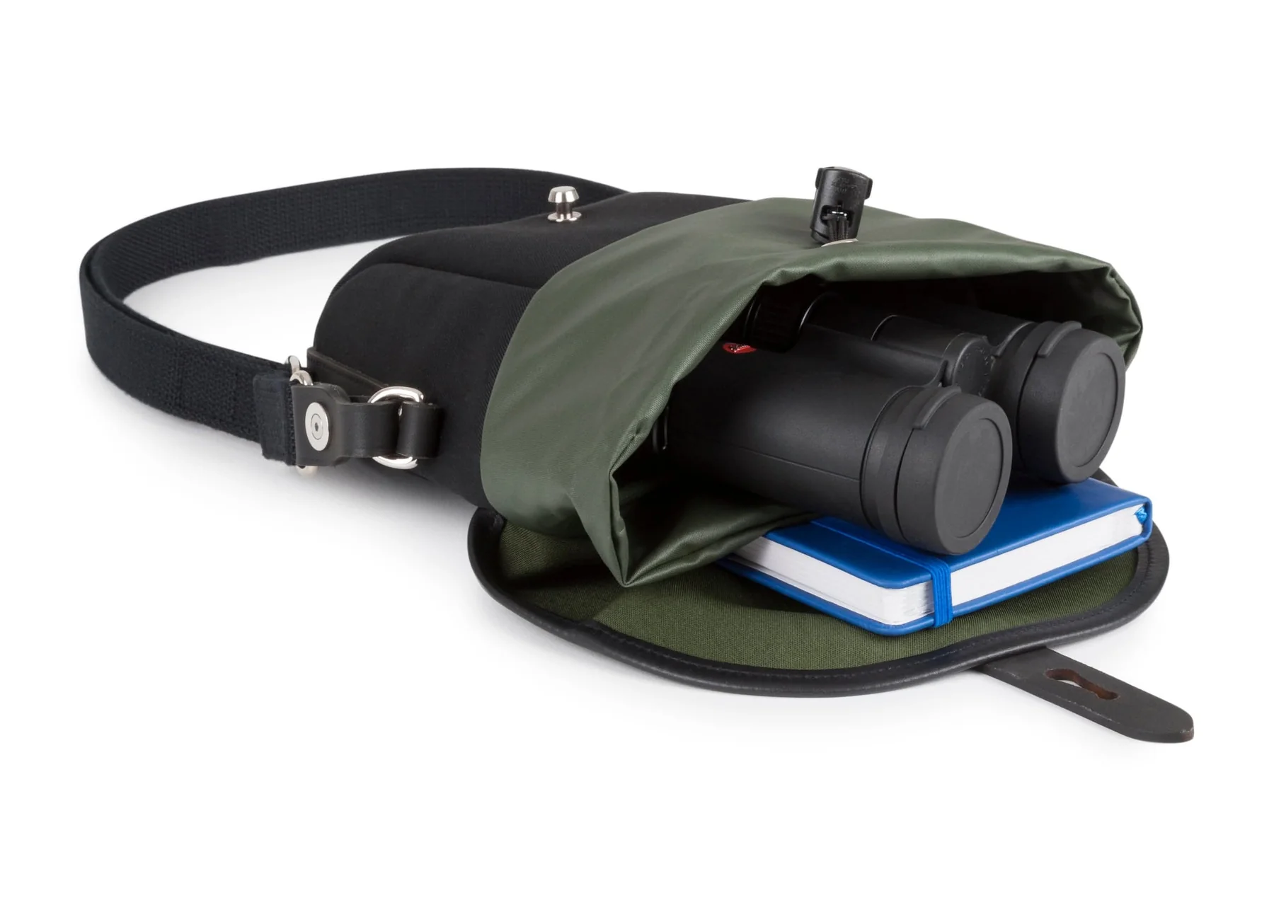 Galbin 8 Binocular Case Black Fibrenyte Black Leather