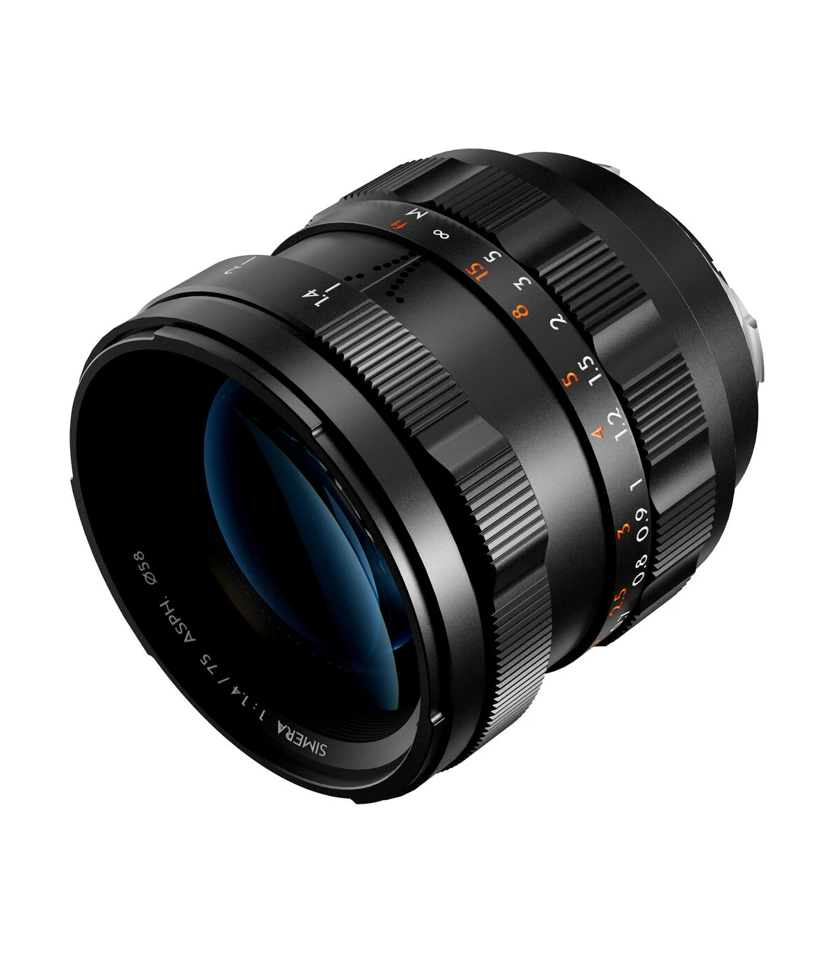 Simera 75mm F 1 4 M Mount Black