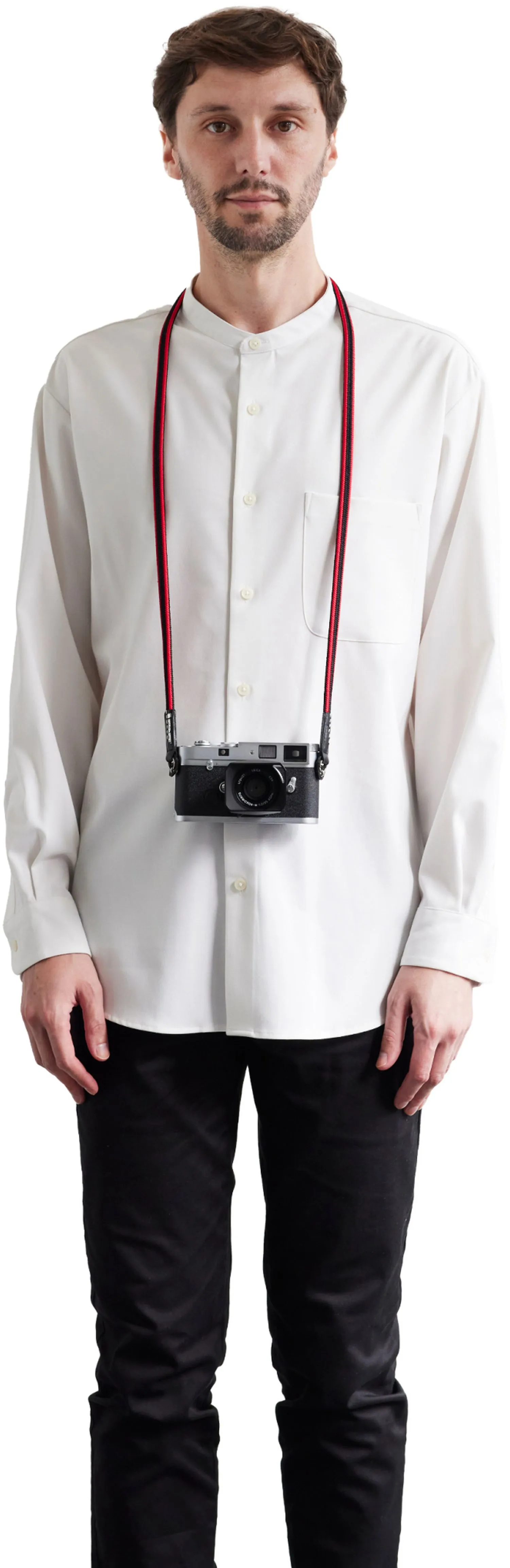 Camera Strap Black Red Acam 320a Bkre