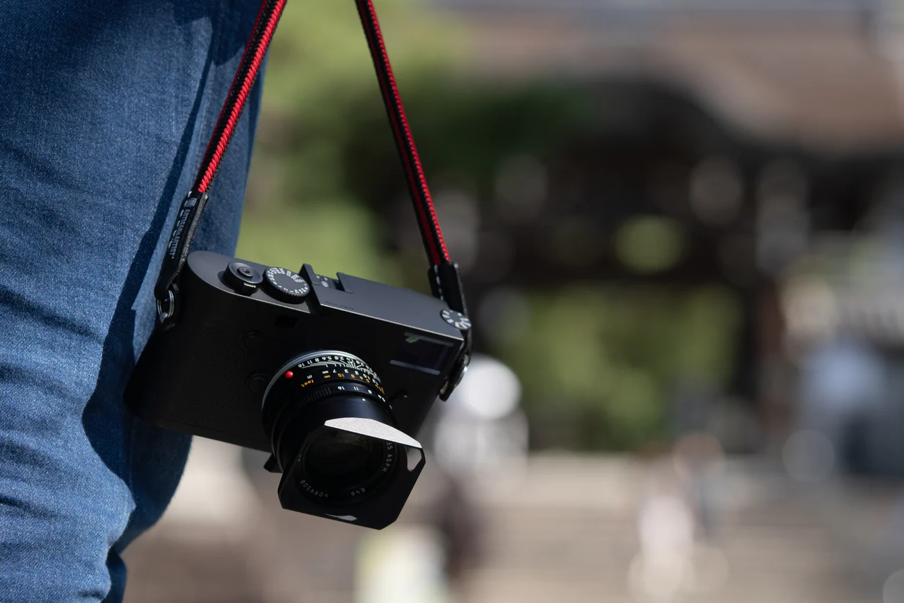 Camera Strap Black Red Acam 320a Bkre