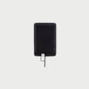 Solid Black Flag 30x45cm