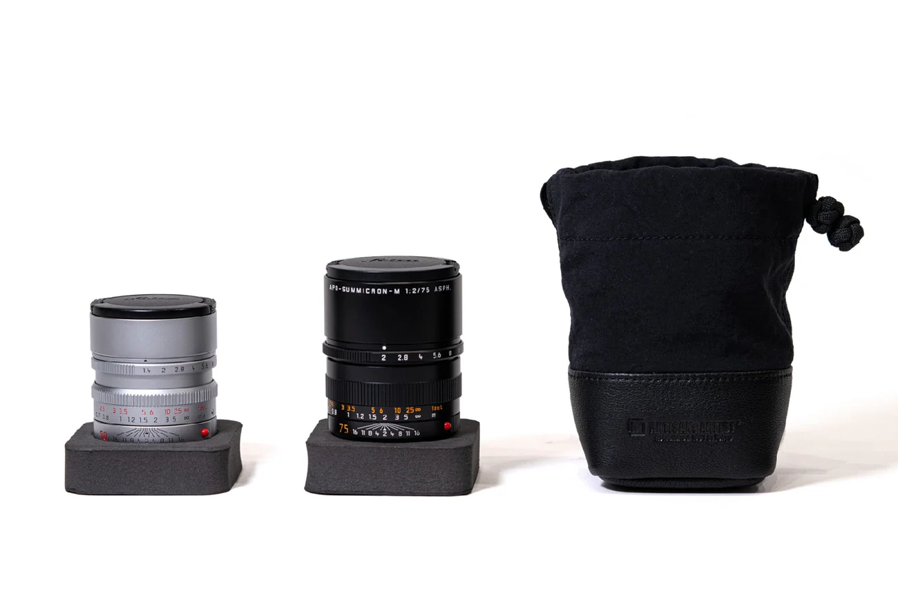 Camera Lens Pouch S Black Acam Lp120 Bkbk