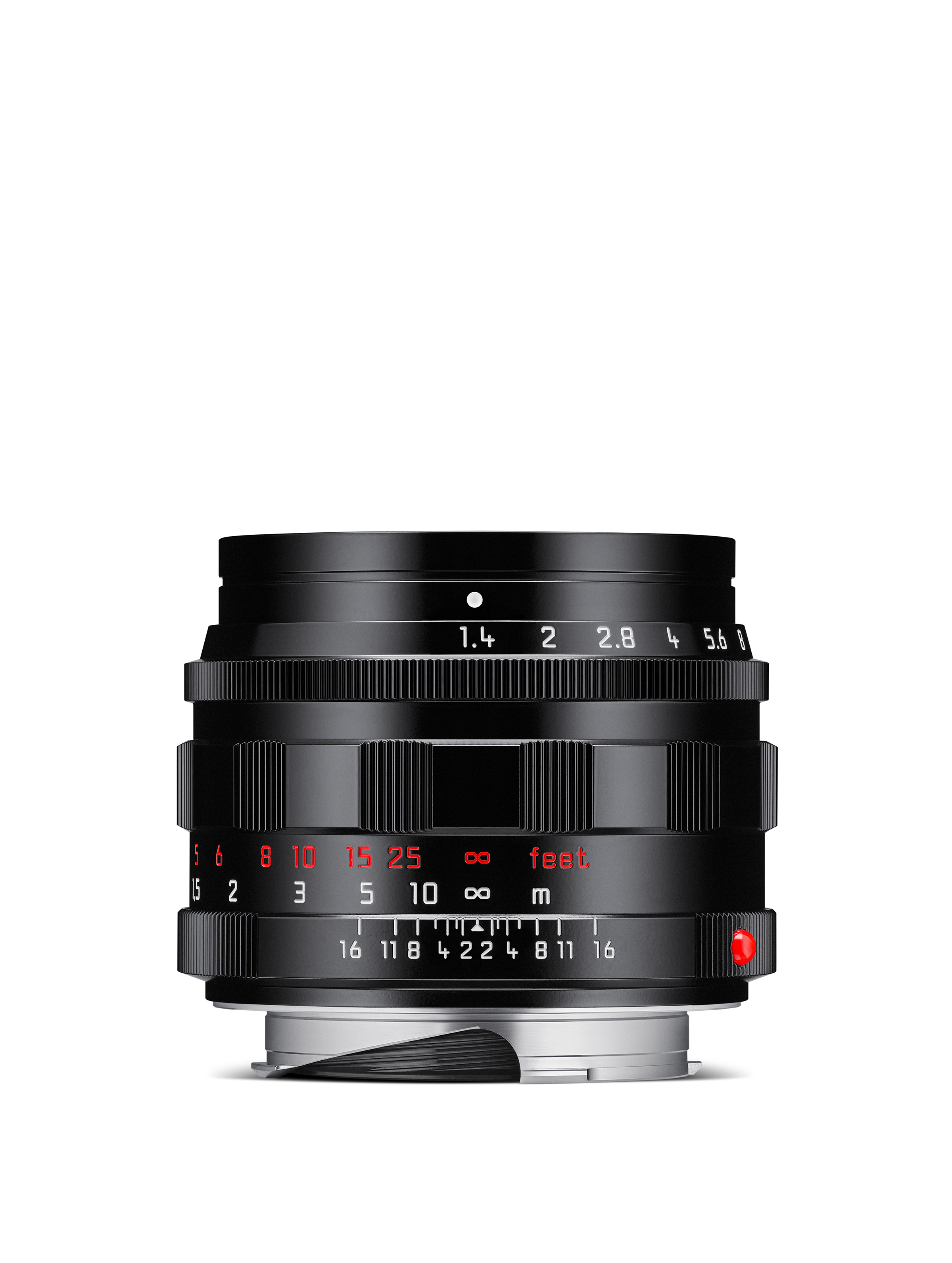 Leica Summilux M 50mm F 1 4 Glossy Black Paint Finish Lens