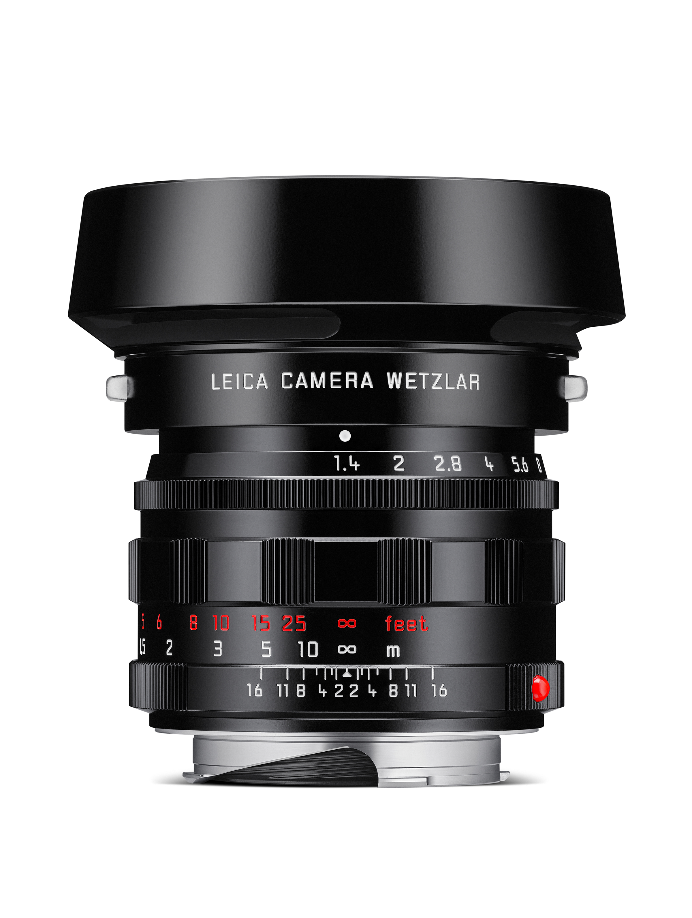Leica Summilux M 50mm F 1 4 Glossy Black Paint Finish Lens