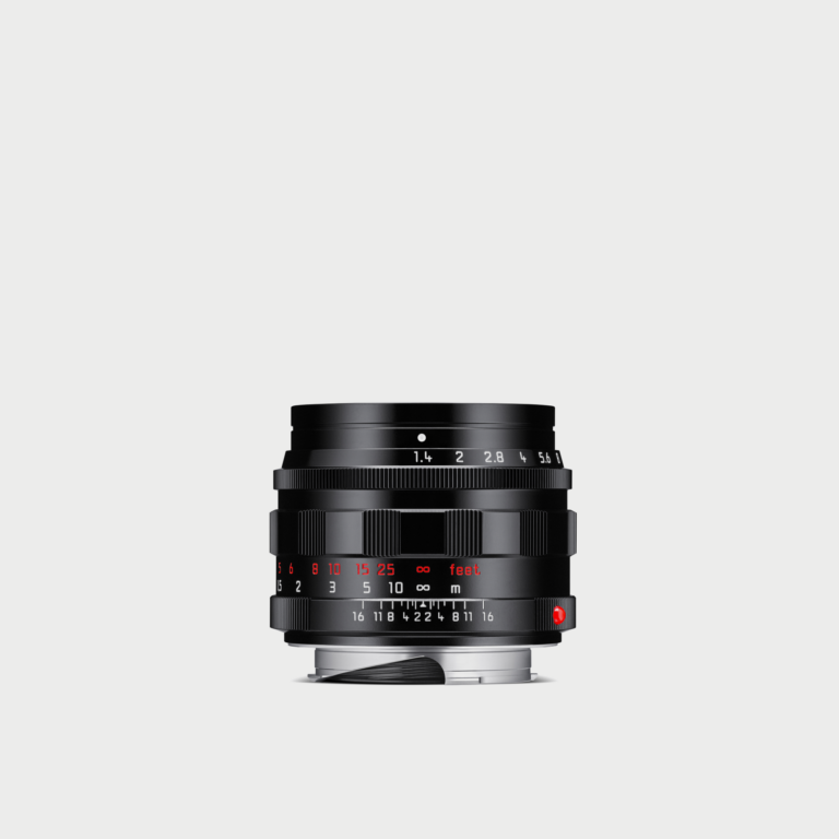Leica Summilux M 50mm F 1 4 Glossy Black Paint Finish Lens