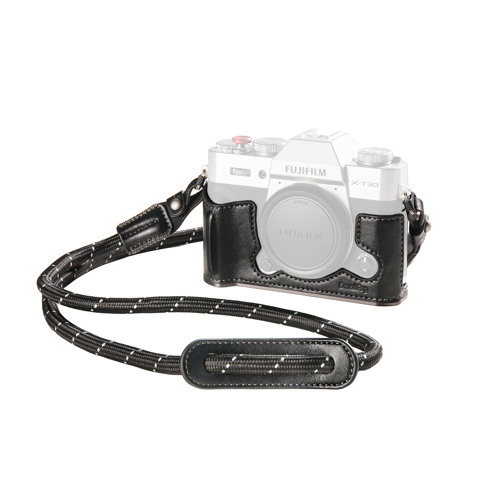 5669 Leather Half Case Kit For Fujifilm X T30 Iii X T30 Ii X T30 Black