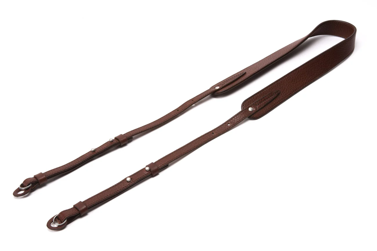 Artisan Artist Adjustable Leather Camera Strap Dark Brown Acam 284 Dbr