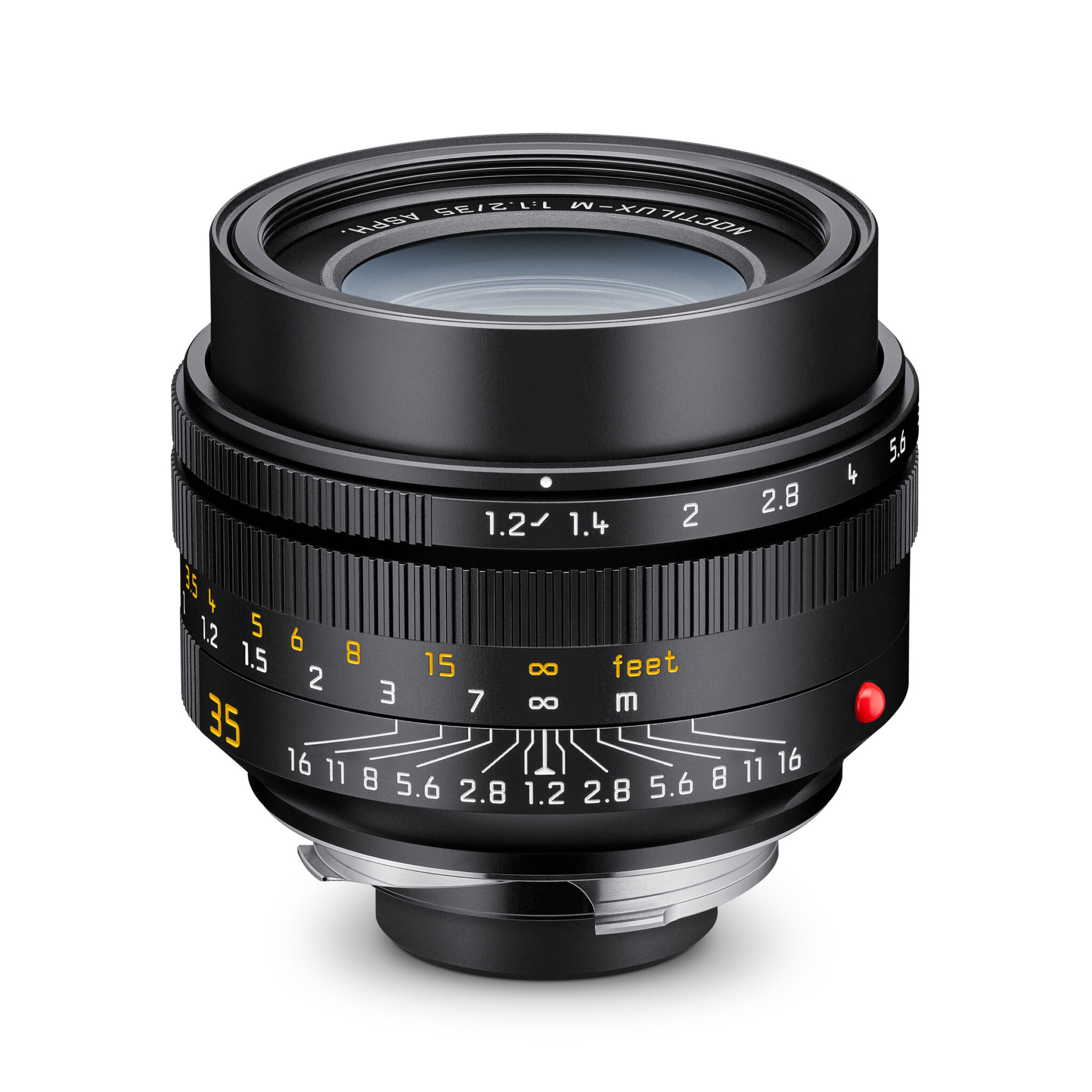 Leica Noctilux M 35mm F 1 2 Asph Black Lens