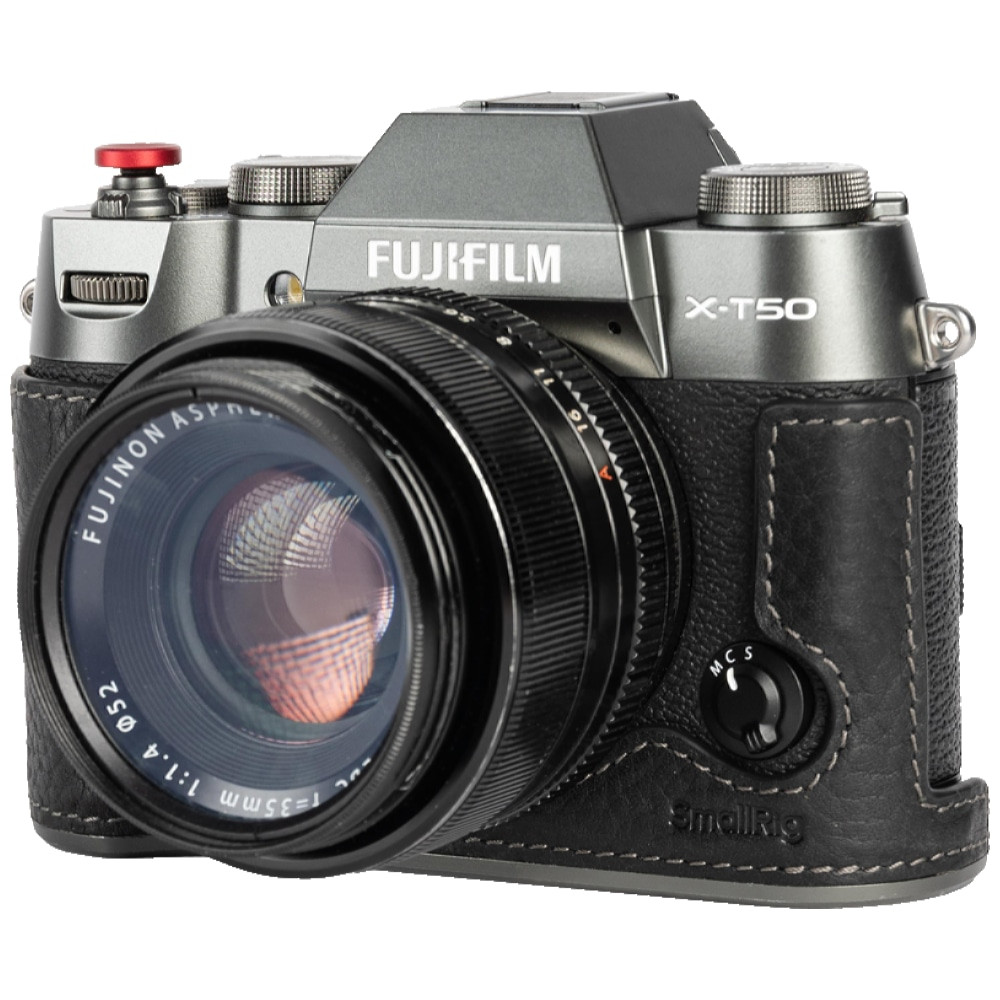 Smallrig 4709 Leather Half Case Kit For Fujifilm X T50 Black