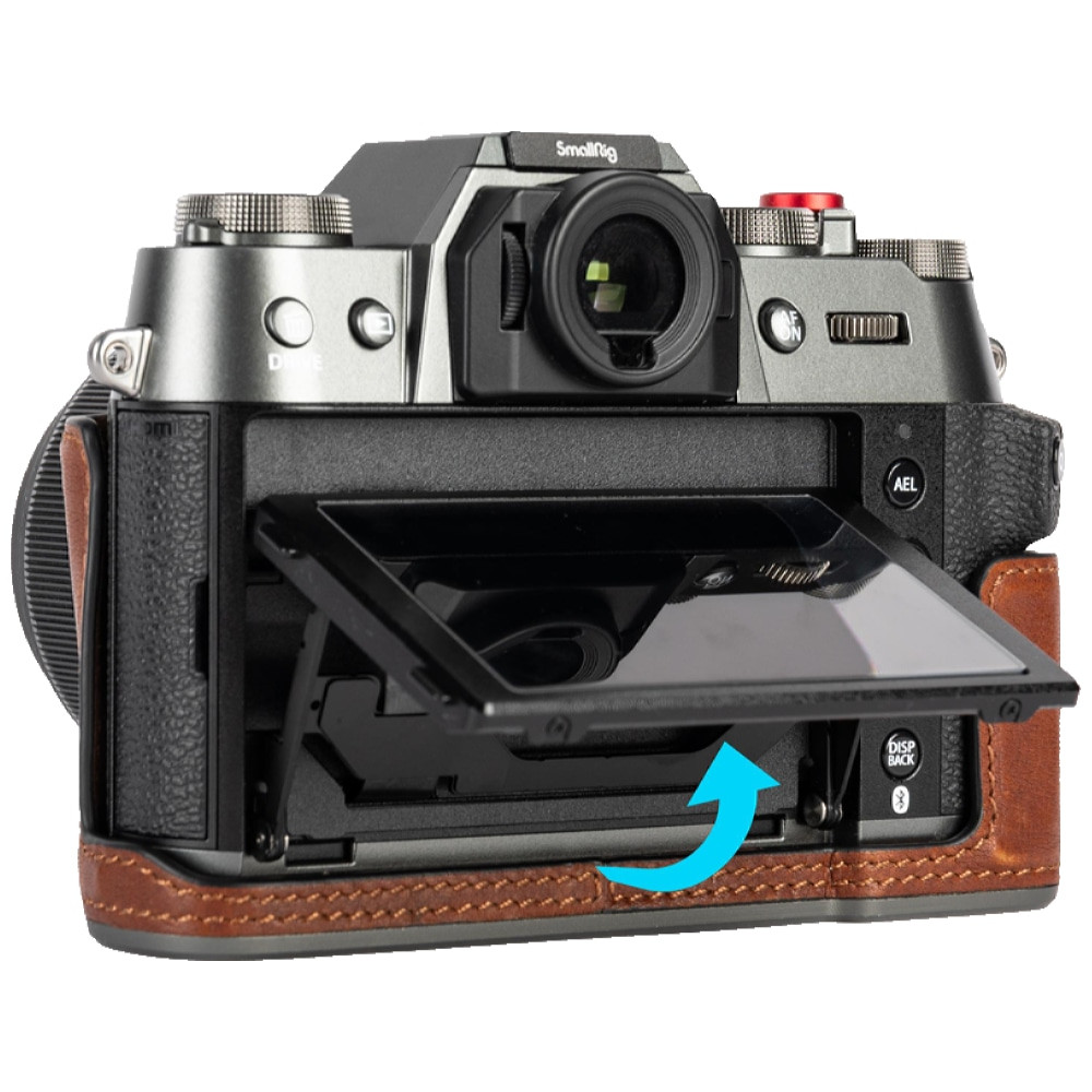 Smallrig 4710 Leather Half Case Kit Voor Fujifilm X T50 Bruin