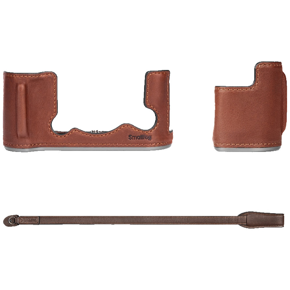 Smallrig 4710 Leather Half Case Kit Voor Fujifilm X T50 Bruin