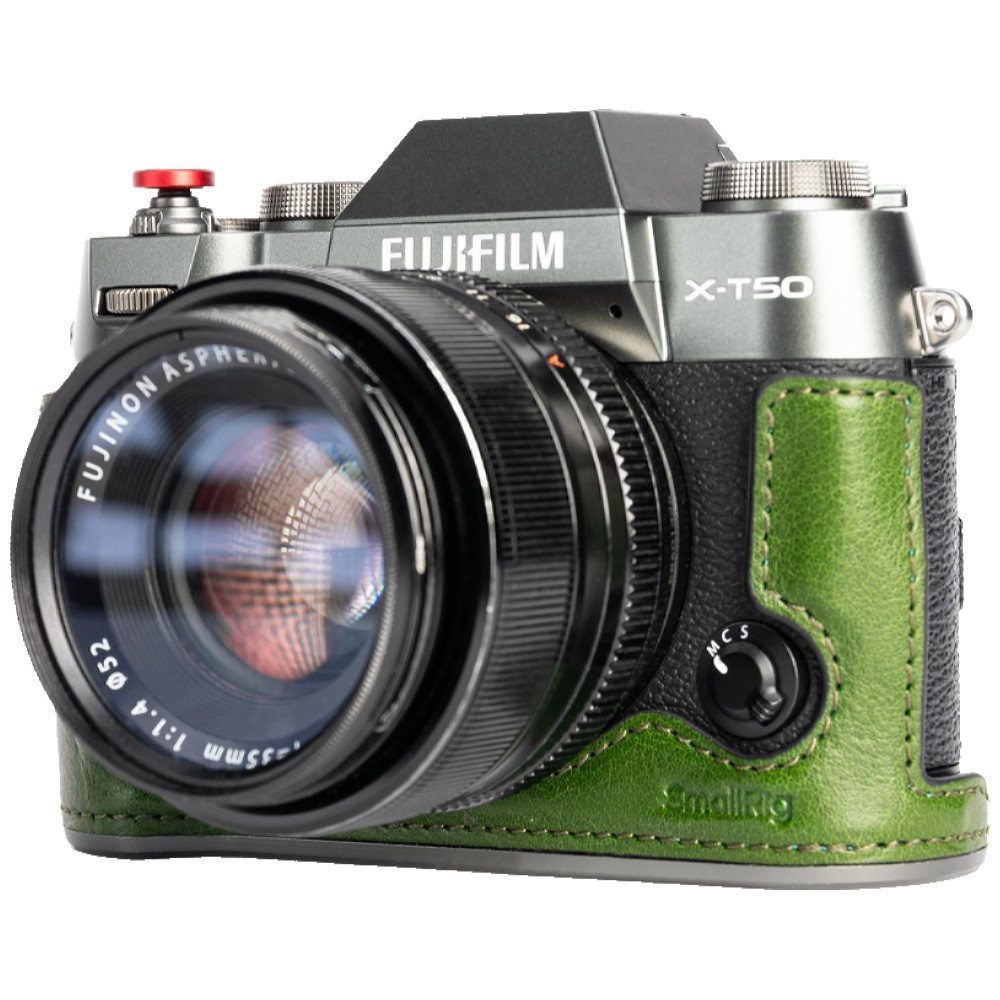 Smallrig 4711 Leather Half Case Kit For Fujifilm X T50 Green