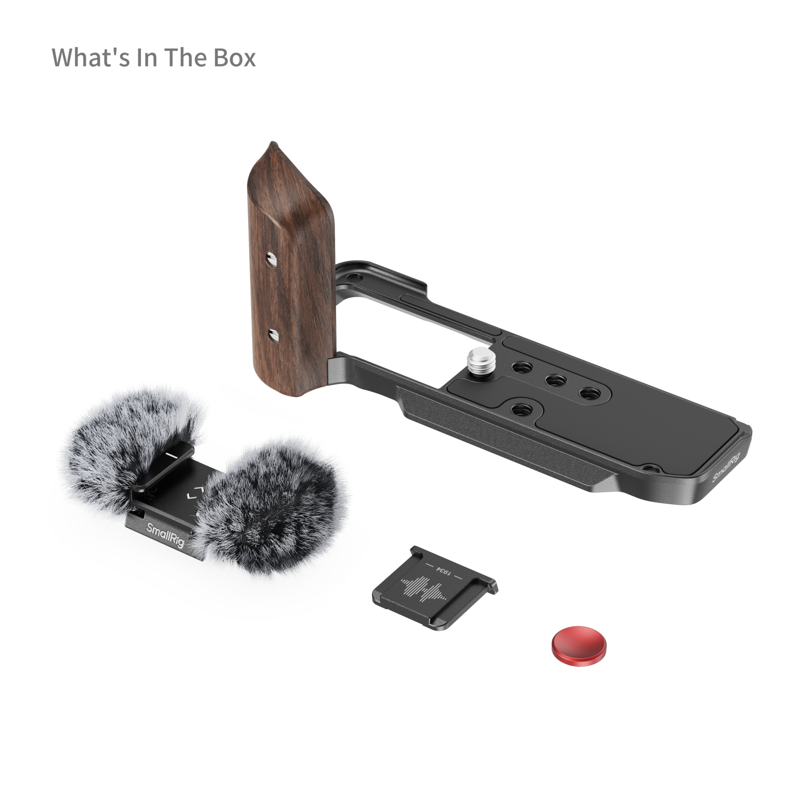 Smallrig 5260 L Shape Mount Plate With Wooden Handle For Fujifilm X M5 Black