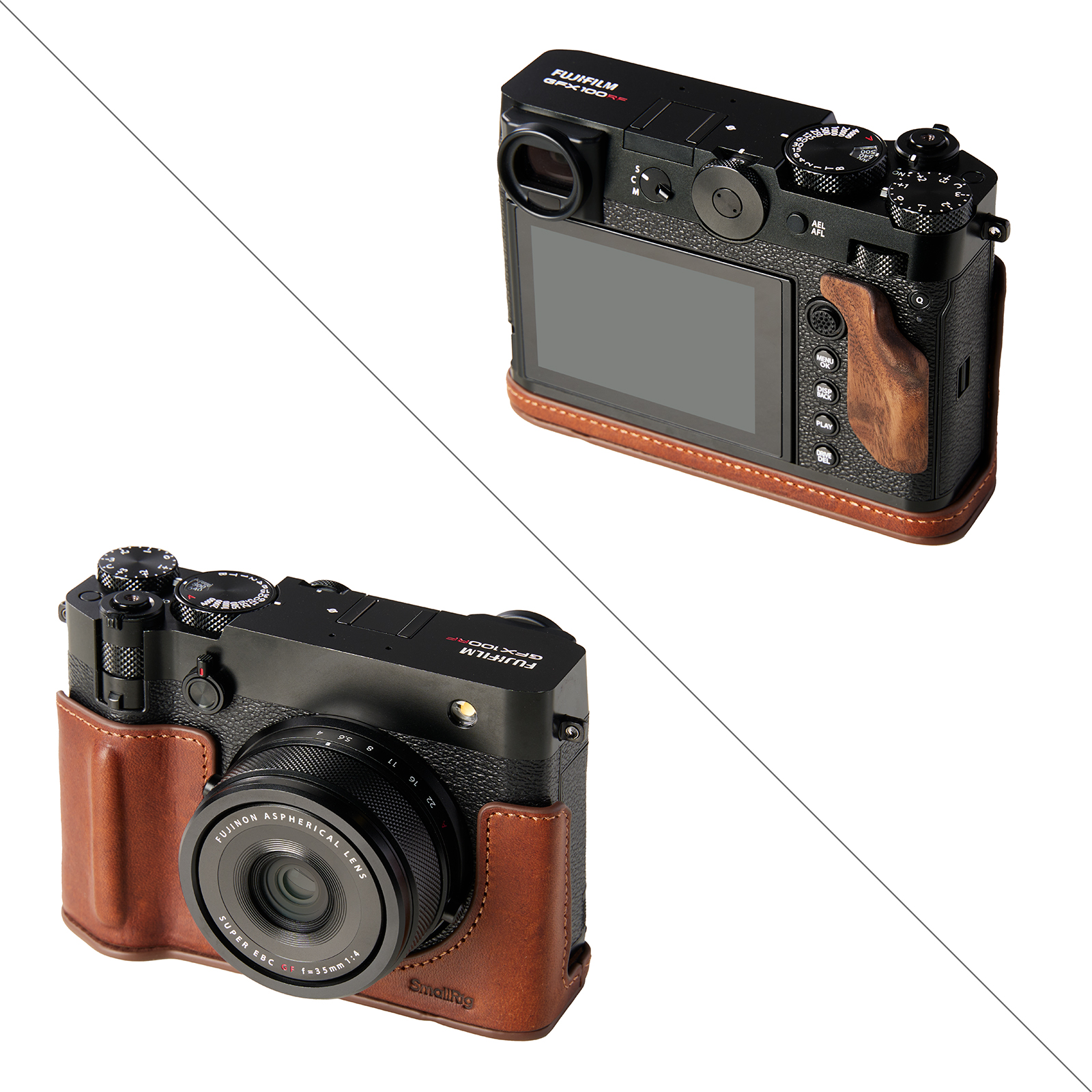 Smallrig 5268 Leather Case Kit For Fujifilm Gfx100rf Brown