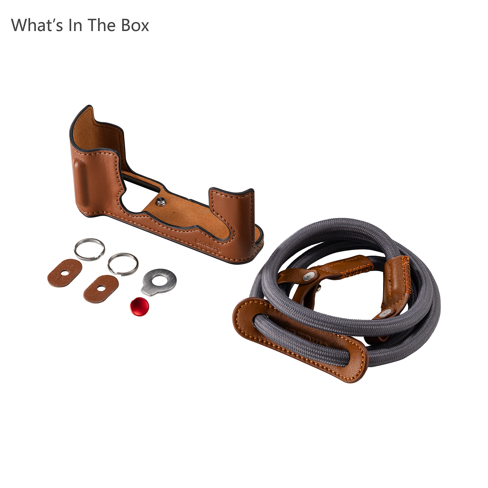 Smallrig 5670 Leather Half Case Kit For Fujifilm X T30 Iii X T30 Ii X T30 Brown