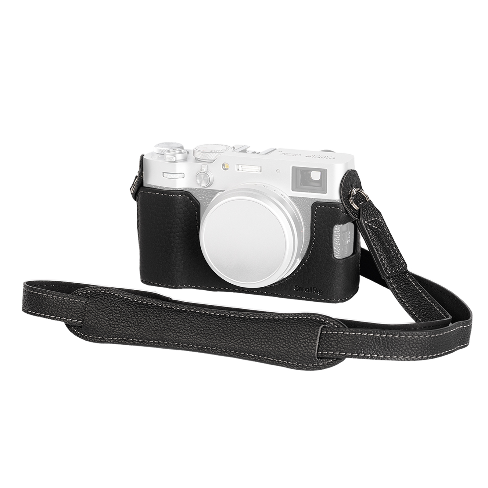 4700 Leather Half Case Kit For Fujifilm X100vi Top Grain Leather Black