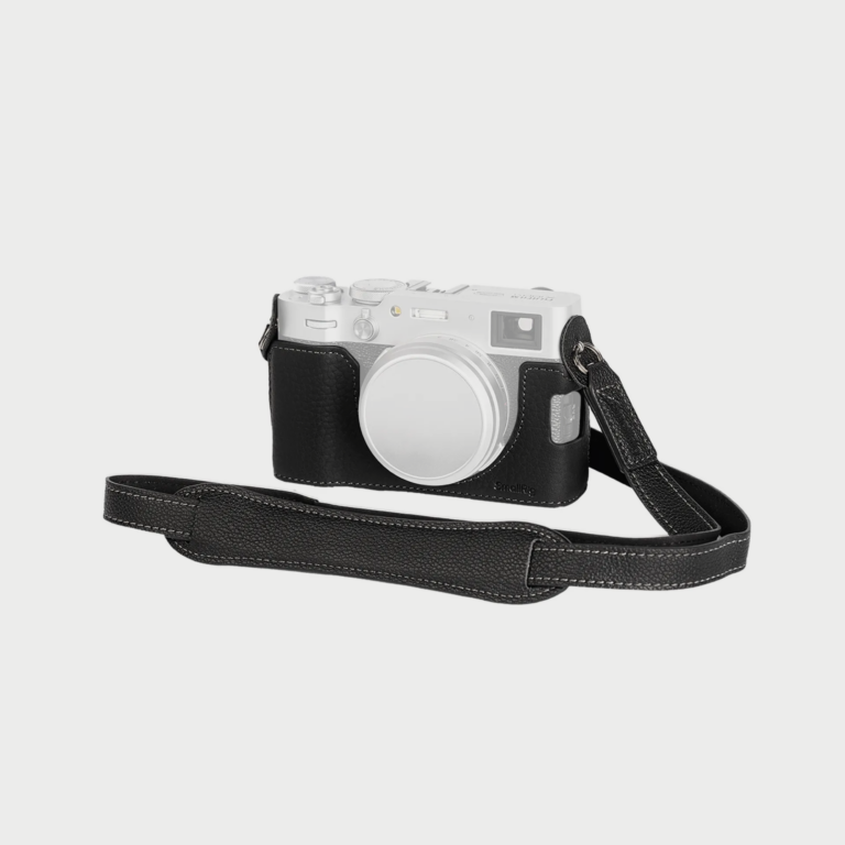 4700 Leather Half Case Kit For Fujifilm X100vi Top Grain Leather Black