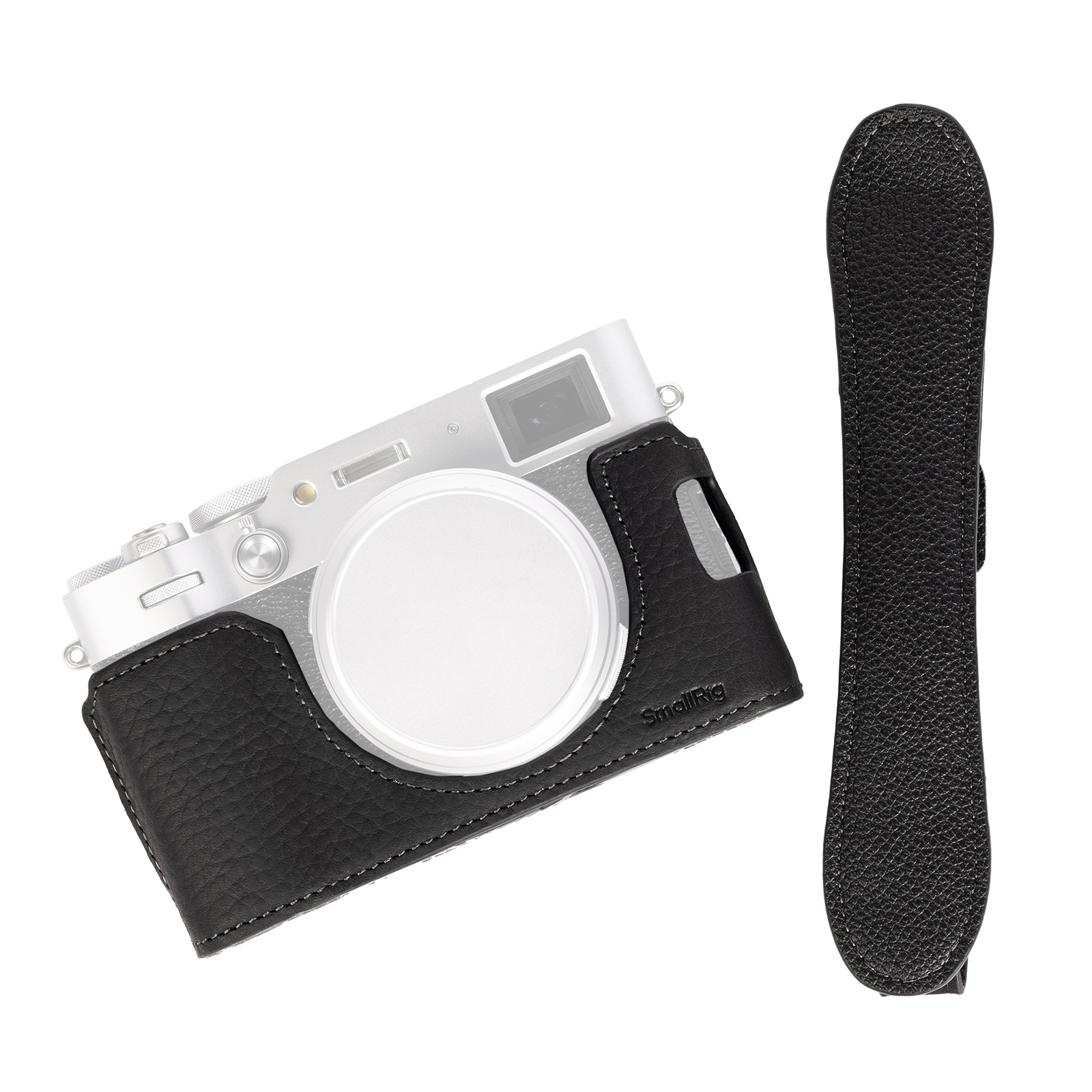 4700 Leather Half Case Kit For Fujifilm X100vi Top Grain Leather Black