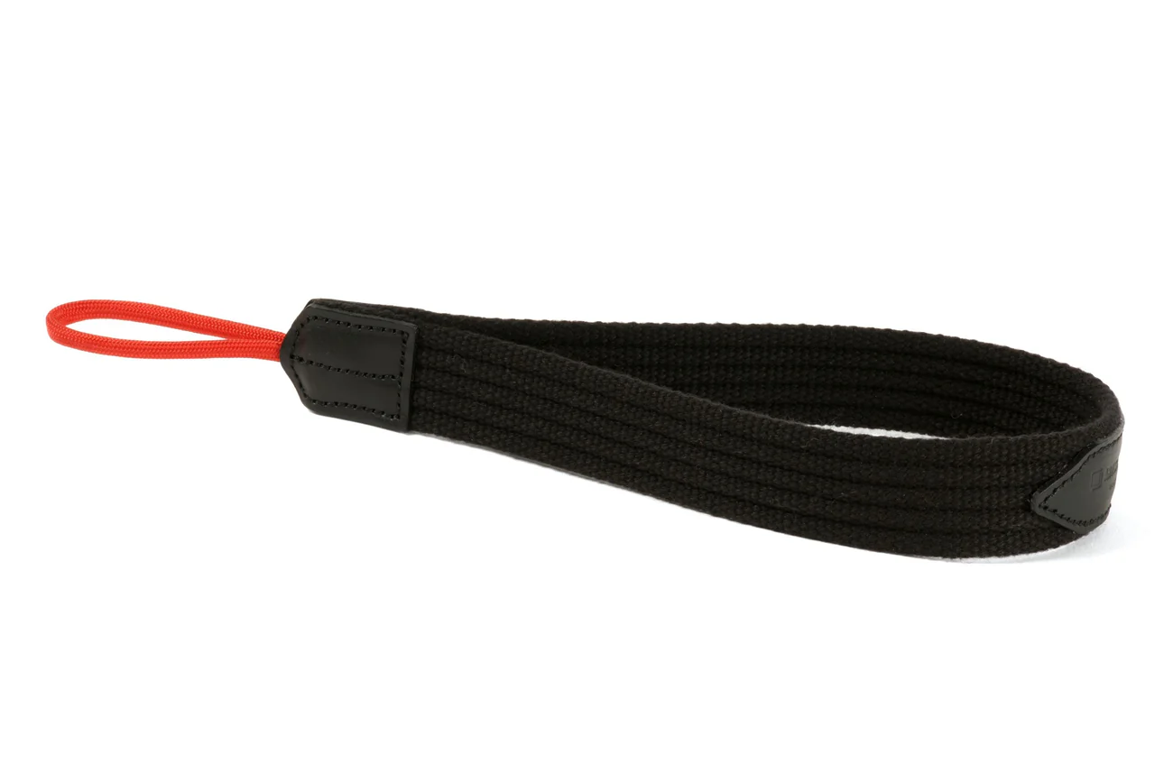 Artisan Artist Parachute Cord Hand Strap Black Acam P25h Red