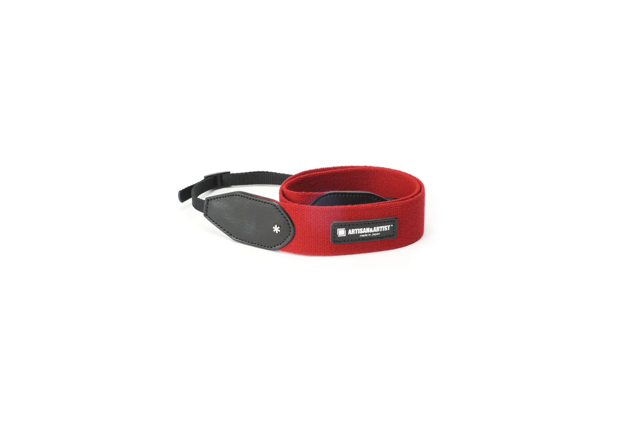 Artisan Artist Wide Cloth Camera Strap Red Acam 112a Red