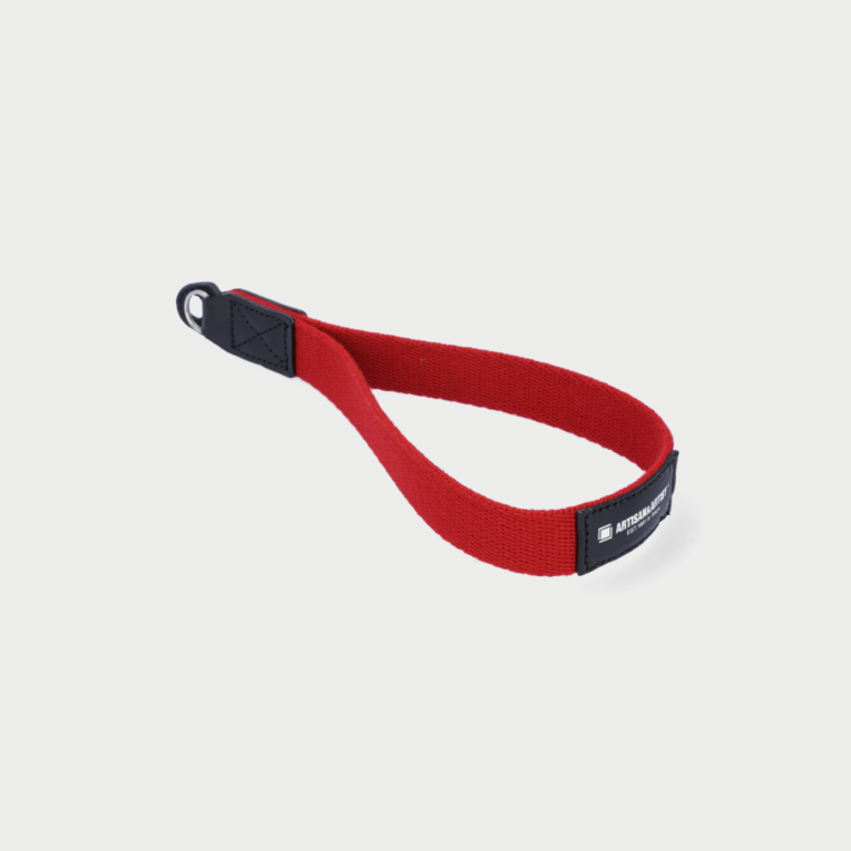 Artisan Artist Wrist Strap With Ring Type Attachment Red Acam 295 A Red