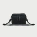 Canvas Shoulder Camera Bag Small Black Acam 1100