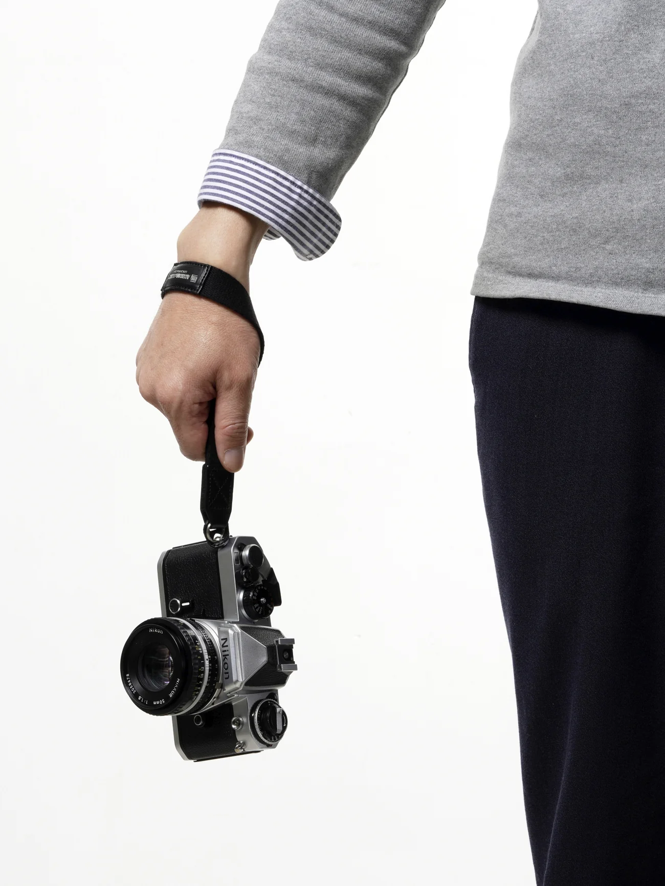 Wrist Strap With Ring Type Attachment Acam 295a Blk