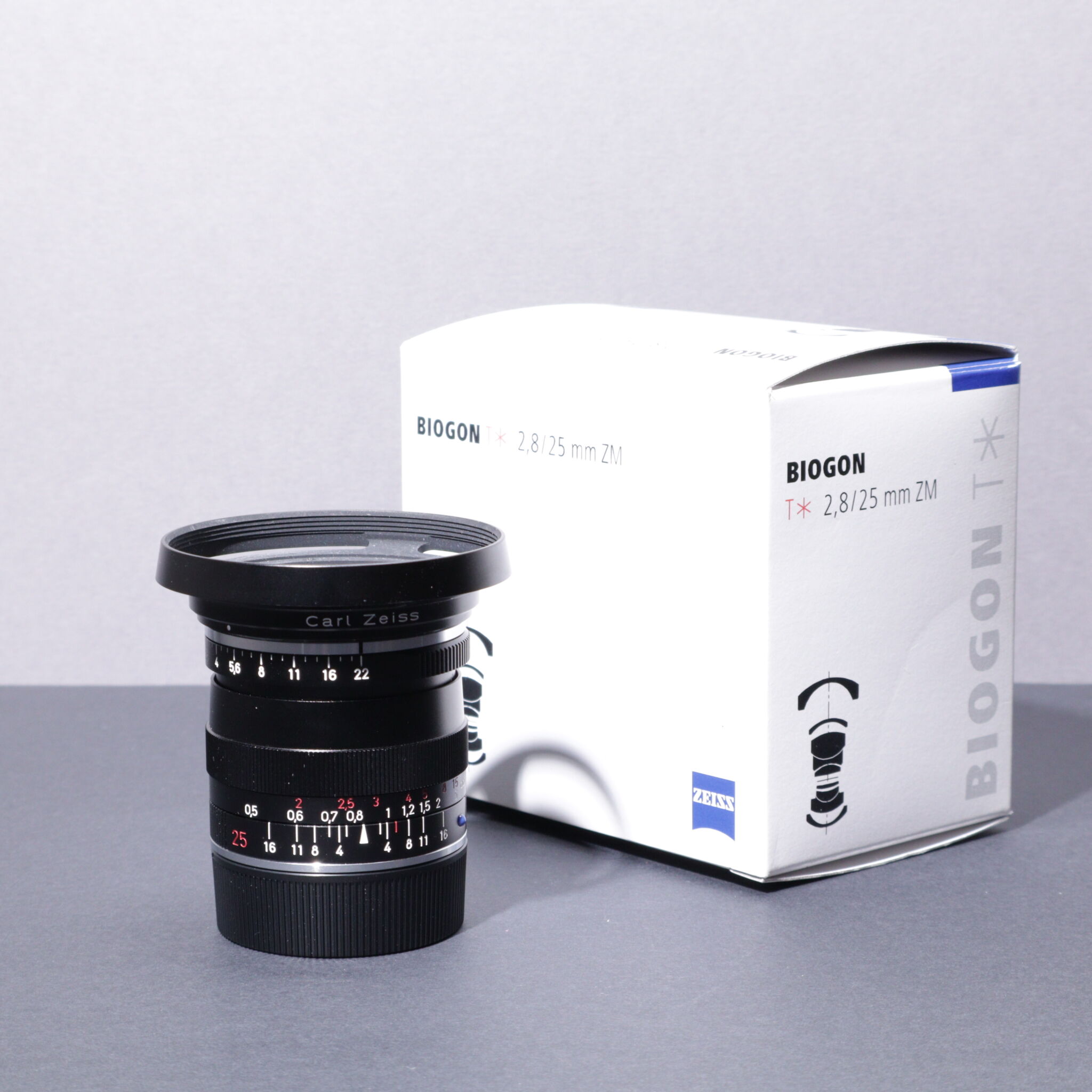 Zeiss Biogon T 25mm F 2 8 Zm Black Lens Second Hand