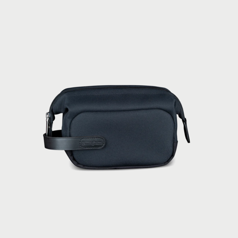 Billingham Capsule 1 Pouch Black Fibrenyte Black Leather
